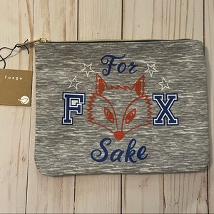 🆕 Fuego | Attic salt For Fox 🦊 Sake makeup / cosmetic bag or pencil pouch